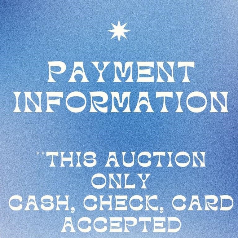 BIDDING INSTRUCTIONS: PAYMENT