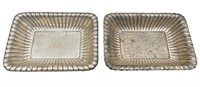 Two Sterling Silver REED & BARTON Vegetable Trays