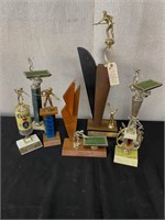 7pc Assorted Pool Tournament Trophies