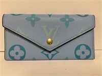 Wallet Marked Louis Vuitton, Blue