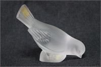 Lalique Frosted Glass Sparrow,
