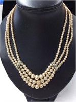 Vintage Strung Pearl Necklace