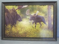 ~ Bull Moose on Canvas by Dallen Lambson 28x40"