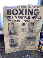 CHAMPION PROMOTIONS BOXING POSTER