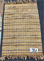 24x40 Rag Rug Collectible Textile