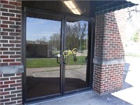 2pc Glass Entrance Doors