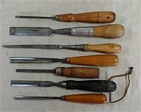 7 pieces of Short-Handle Woodworking Tools
