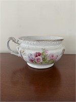 Vintage Floral Chamber Pot