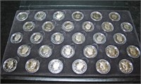 30-Pc. Kennedy Silver Proof Half Dollar Set