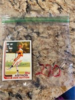 Don Sutton Autographed Baseball Card
