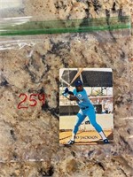 Bo Jackson picture card