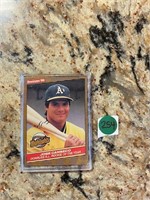Donruss '86 highlights Jose Canseco Rookie of year