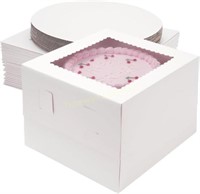 40pcs Miluoou Cake Boxes  10x10x8