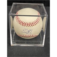 Manny Machado Signed Baseball Psa Dna