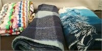 Box-3 Throw Blankets,  Assorted Sizes