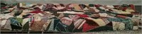 Vintage Handmade Patchwork Quilt, Approx. 56"×68"