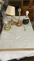 Vintage lamp ( untested) , decorative lamps (