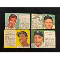 (4) Redman Tobacco Baseball Cards