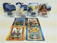 Disney Hot Wheels Lot Of 8 BR6B