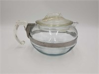 Vtg Pyrex Flameware 8126B Glass Tea Pot
