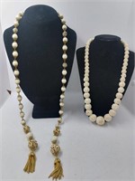 Vintage Retro Necklaces Lot Of 2 L2