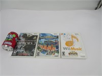 3 jeux pour Nintendo Wii
