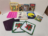 Assorted Children's Books, Placemats and molds