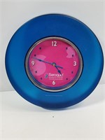 Seroquel round plastic advertising clock