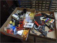 (2) boxes of automotive tools