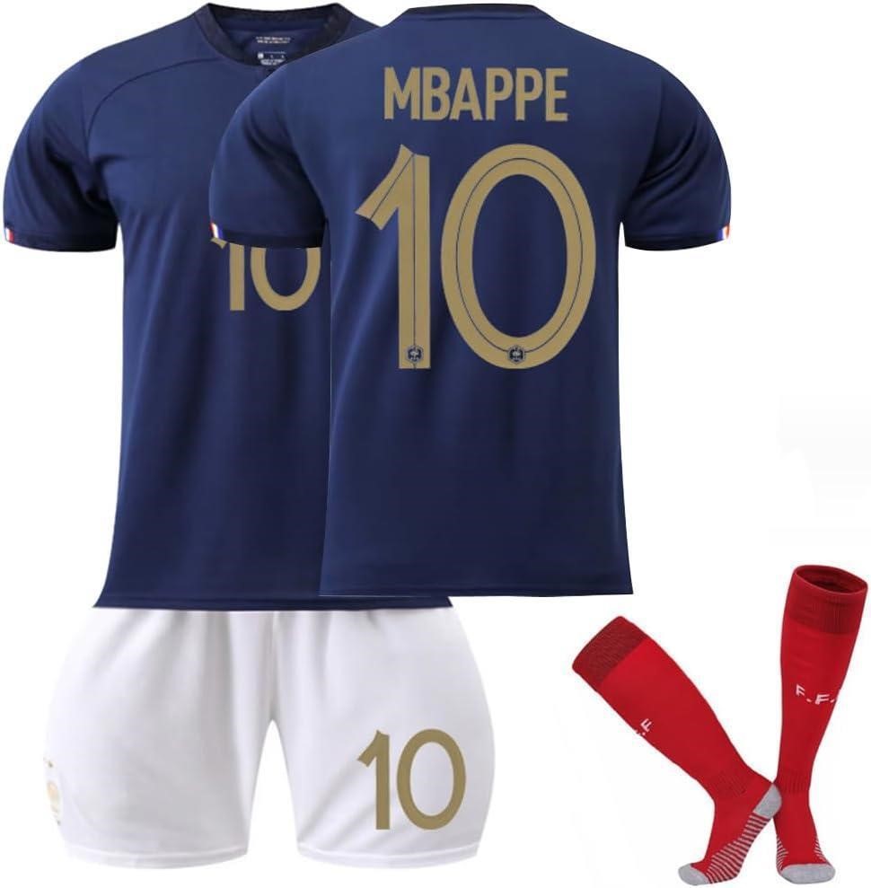 FEEYE Kids' No.10 Soccer Jersey Set