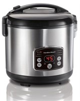 $53 - Hamilton Beach 14-Cup Rice Cooker, Black