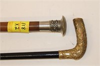 2 Antique Walking Sticks, Canes