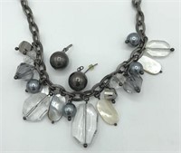 LIA SOPHIA Pearl, Opal, Crystal Necklaces Earrings