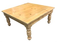 Large Low Wooden Coffee Table