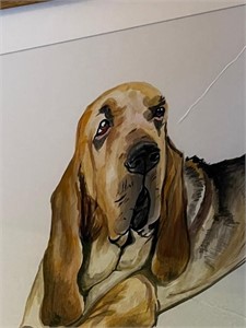 Large Dog Picture "Boxer" (100cm W x 97 cm H)