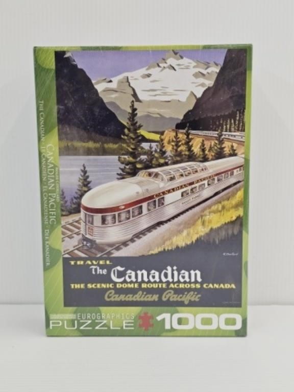 CANADIAN PACIFIC 1000 PCE PUZZLE - NEW IN BOX