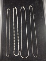 ~18" Stainless Necklaces