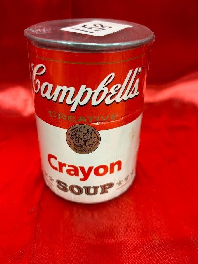 1996 Campbell soup crayons, sealed