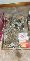 FLAT VARIOUS HARDWARE FASTENERS BOLTS & SUCH