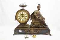 ANSONIA VICTORY STATUE CLOCK