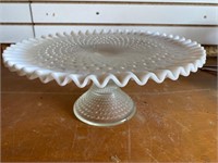 Fenton Hobnail Cake Stand