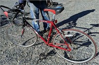 Black And Red Fuji Ace-se Bicycle