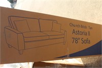 Church Brick Tan Astoria Sofa