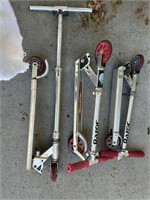 3 Kid's Scooters / Kick Boards
