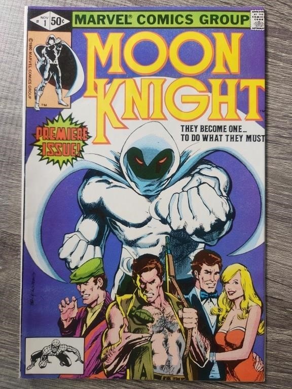 Moon Knight #1(1980)1st SOLO ONG 1st BUSHMAN! MCU?