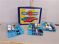 Car Case with Hot Wheels, Matchbox & More Cars