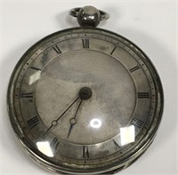 French Silver 18th Century Watch