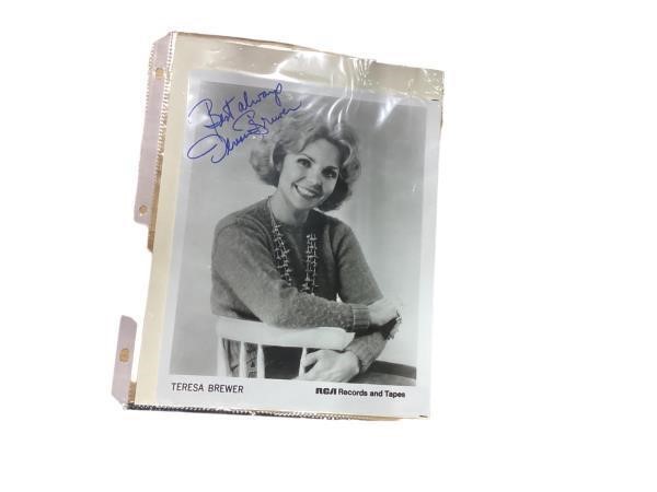 Teresa Brewer RCA Records and Tapes - Black and Wh