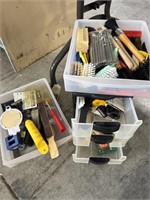 SCRAPERS AND ASSORTED TOOLS
