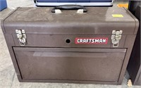 CRAFTSMAN TOOL BOX AND TOOLS